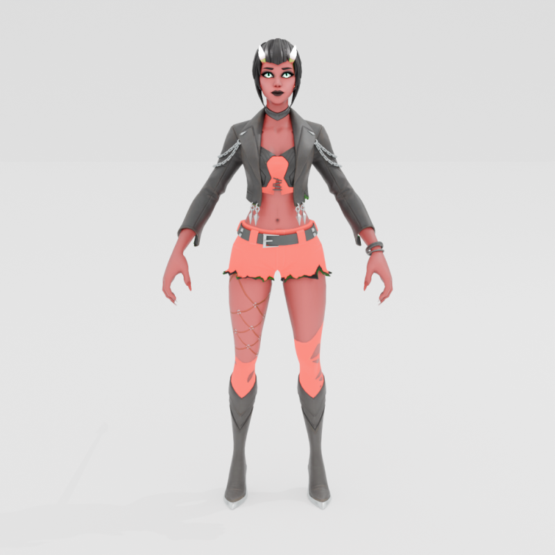 Malice - Fortnite 3D 模型 .c4d .max .obj .3ds .fbx .stl .blend