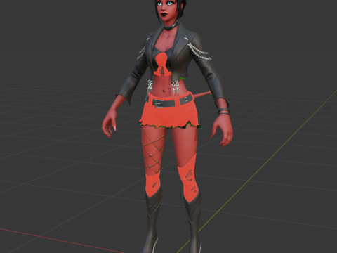 Malice - Fortnite 3D 模型