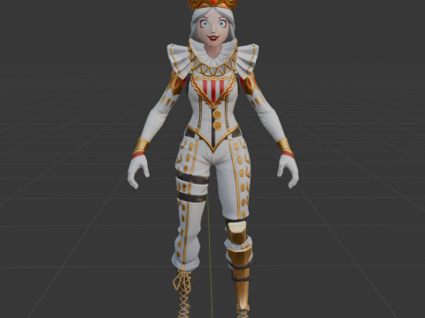Crackabella-Fortnite 3D Model