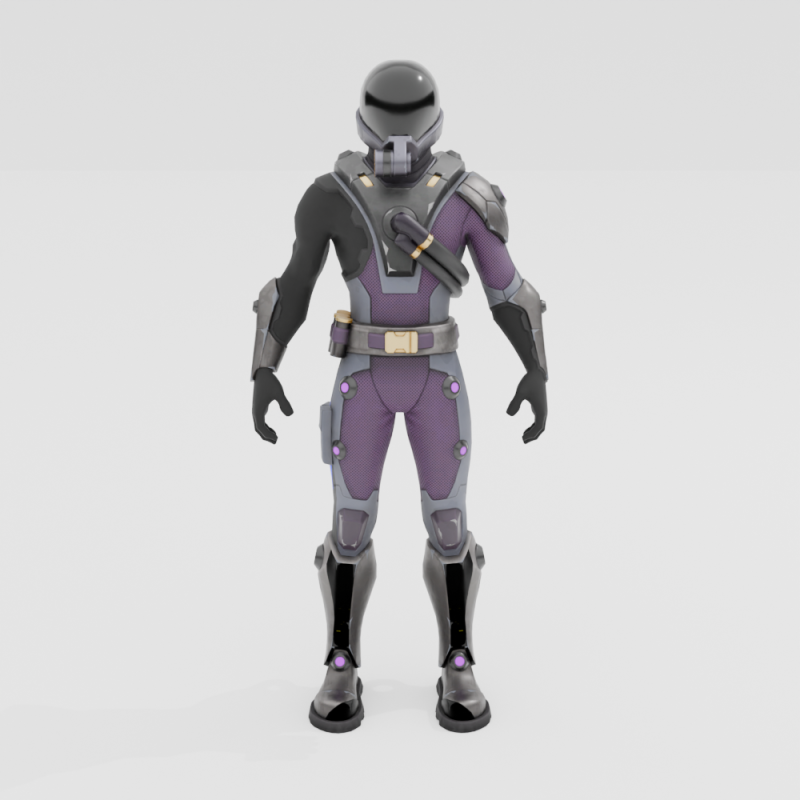 Tempest - Fortnite 3D Modell .c4d .max .obj .3ds .fbx .stl .blend