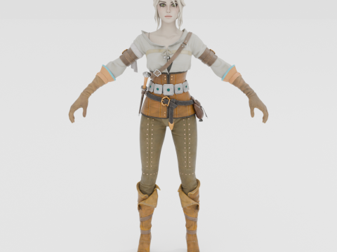 Ciri - Fortnite Modèle 3D