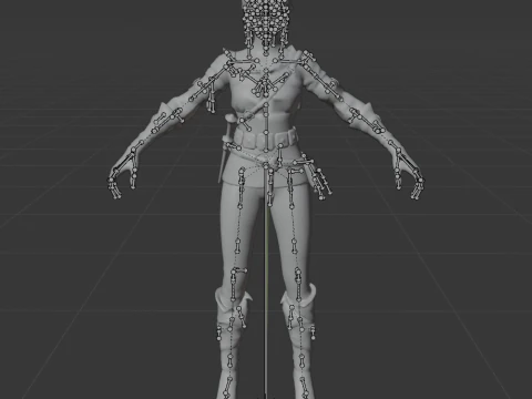 Ciri - Fortnite 3D Model