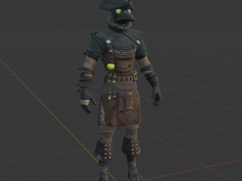 Plague - Fortnite 3D मॉडल
