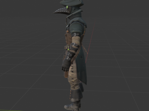 Plague - Fortnite 3D मॉडल