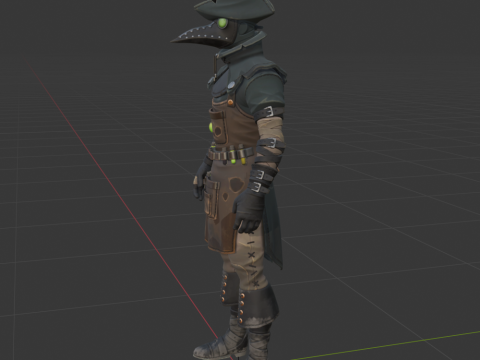 Plague - Fortnite 3D मॉडल