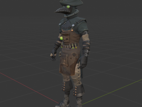 Plague - Fortnite 3D मॉडल