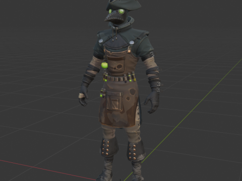 Plague - Fortnite 3D मॉडल