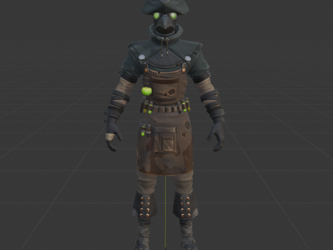 Plague - Fortnite 3D मॉडल