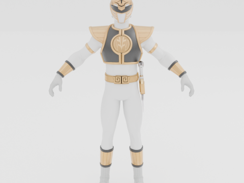 White Ranger - Fortnite Modèle 3D