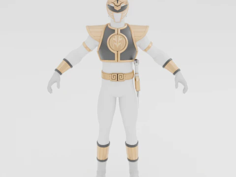 Ranger Branco - Fortnite Modelo 3D