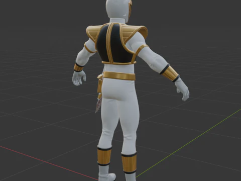 White Ranger - Fortnite 3D Model