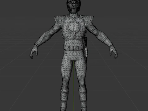 White Ranger - Fortnite 3D Model