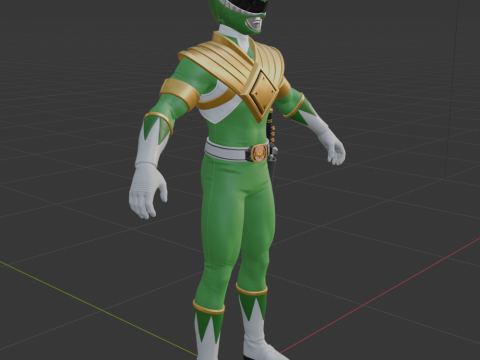Green Ranger - Fortnite 3D Модель