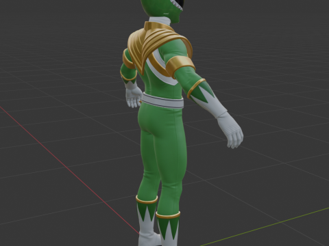 Green Ranger - Fortnite 3D Модель