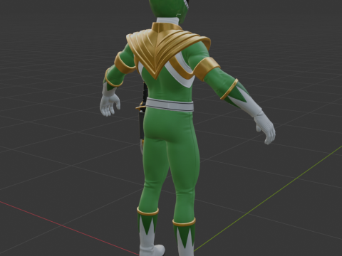Green Ranger - Fortnite 3D Модель