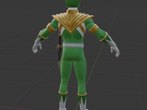 Green Ranger - Fortnite 3D Модель