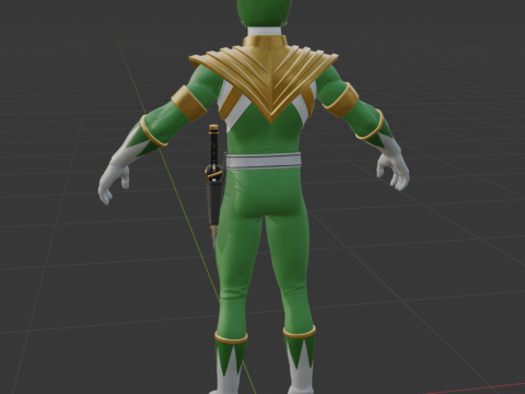 Green Ranger - Fortnite 3D Модель