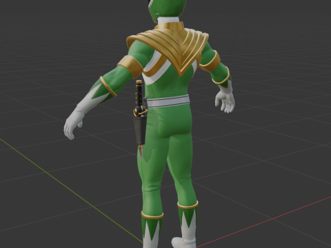 Green Ranger - Fortnite 3D Модель