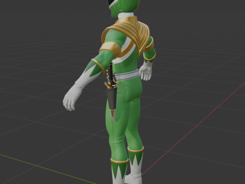 Green Ranger - Fortnite 3D Модель