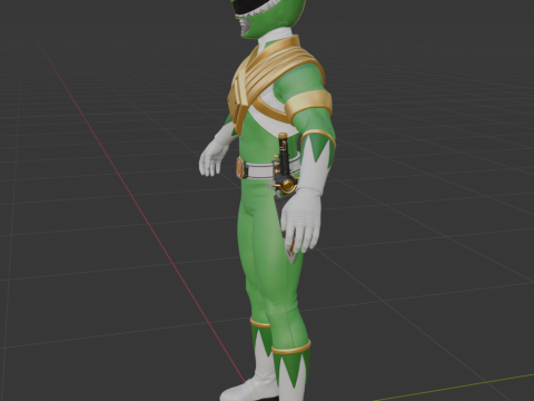 Green Ranger - Fortnite 3D Модель