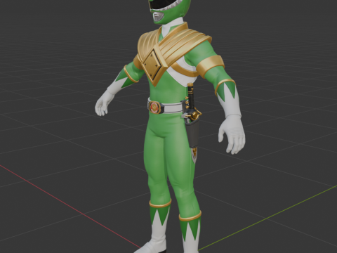 Green Ranger - Fortnite 3D Модель