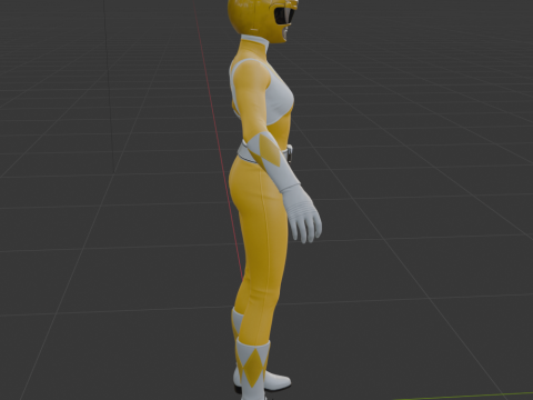 Yellow Ranger - Fortnite 3D Модель