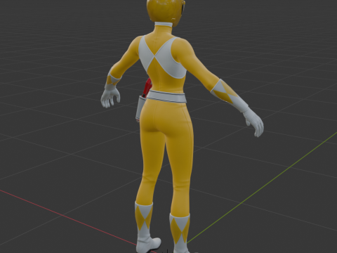 Yellow Ranger - Fortnite 3D Модель