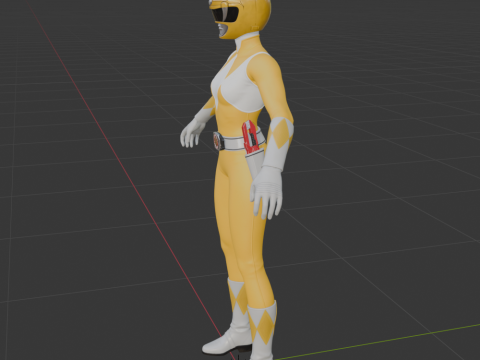 Yellow Ranger - Fortnite 3D Модель