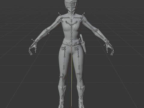 Yellow Ranger - Fortnite 3D Модель