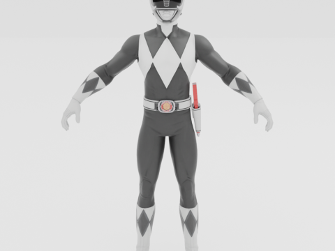 Black Ranger - Fortnite Modèle 3D