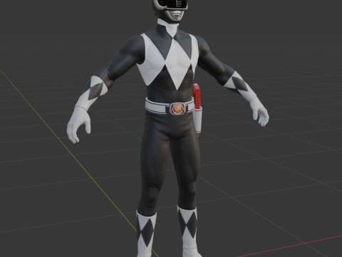 Black Ranger - Fortnite 3D Model