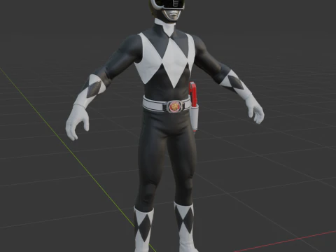 Black Ranger - Fortnite 3D Model
