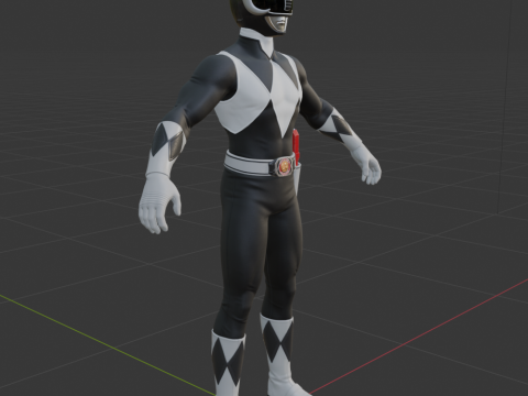 Black Ranger - Fortnite 3D Model