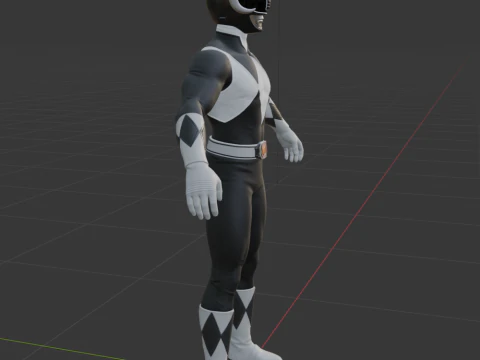 Black Ranger - Fortnite 3D Model
