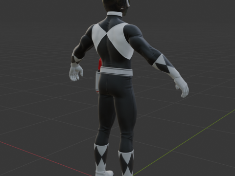 Black Ranger - Fortnite 3D Model