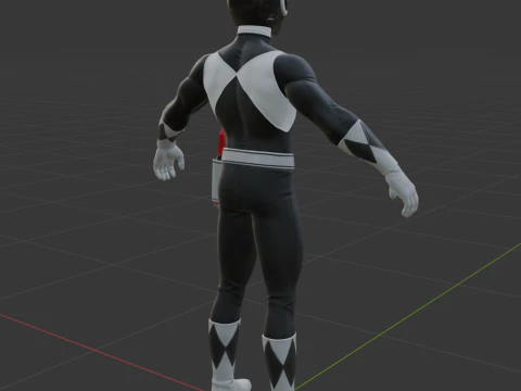 Black Ranger - Fortnite 3D Model