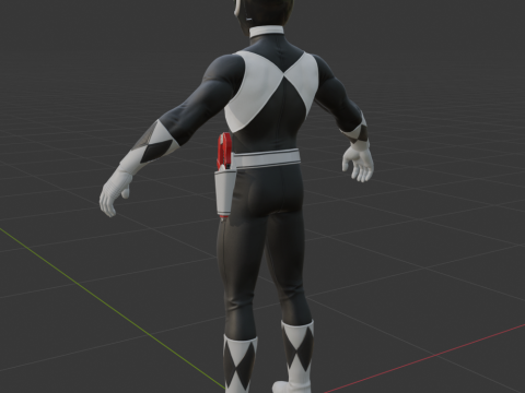 Black Ranger - Fortnite 3D Model