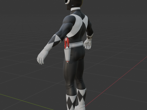 Black Ranger - Fortnite 3D Model