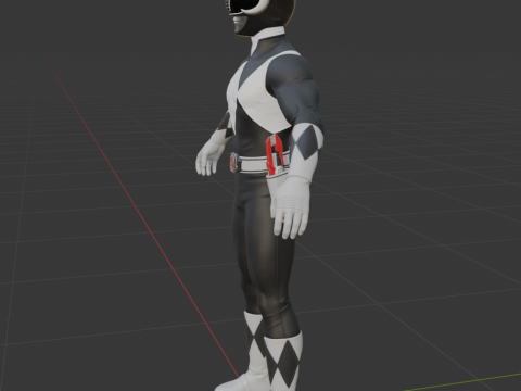 Black Ranger - Fortnite 3D Model