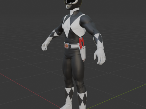 Black Ranger - Fortnite 3D Model