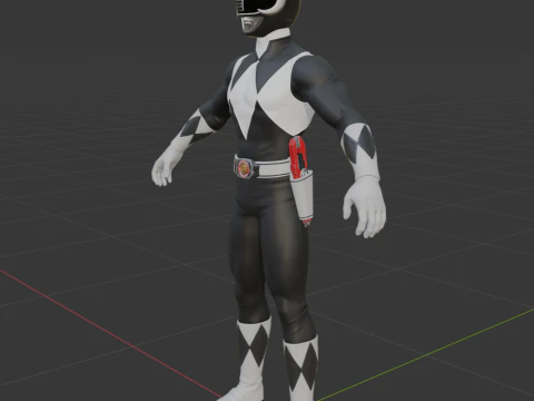 Black Ranger - Fortnite 3D Model