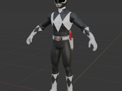 Black Ranger - Fortnite 3D Model