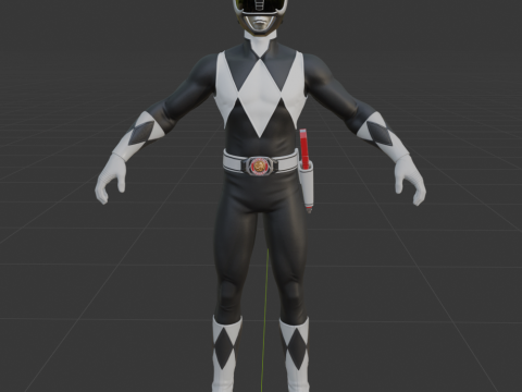 Black Ranger - Fortnite 3D Model