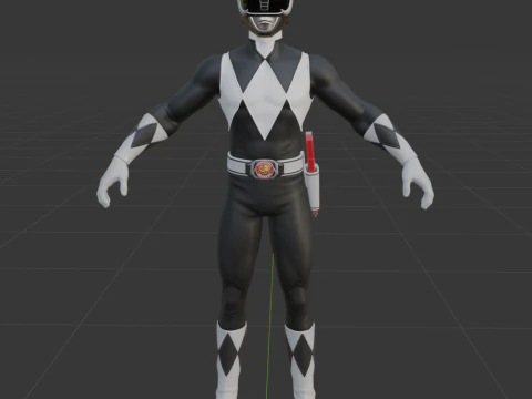Black Ranger - Fortnite 3D Model