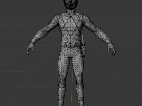 Black Ranger - Fortnite 3D Model