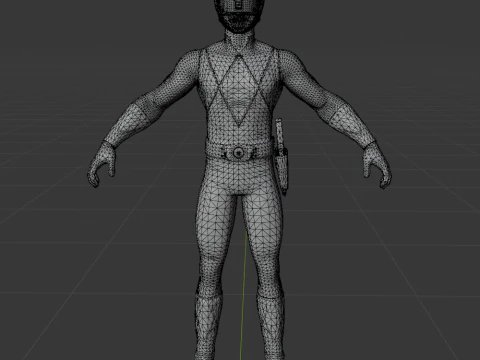 Black Ranger - Fortnite 3D Model