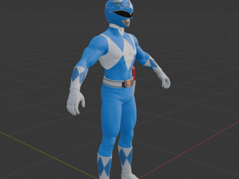 Blue Ranger - Fortnite Model 3D