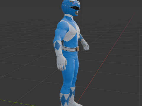 Blue Ranger - Fortnite Model 3D