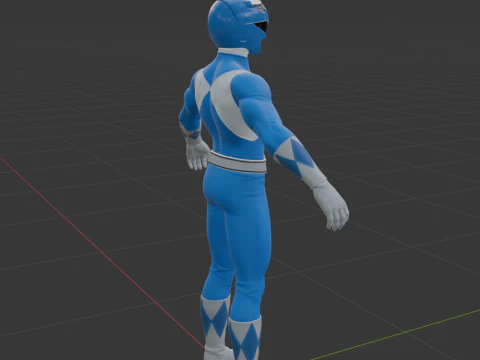 Blue Ranger - Fortnite 3D Model