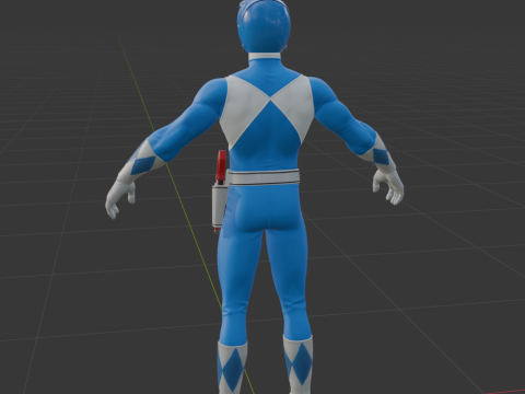 Blue Ranger - Fortnite Model 3D
